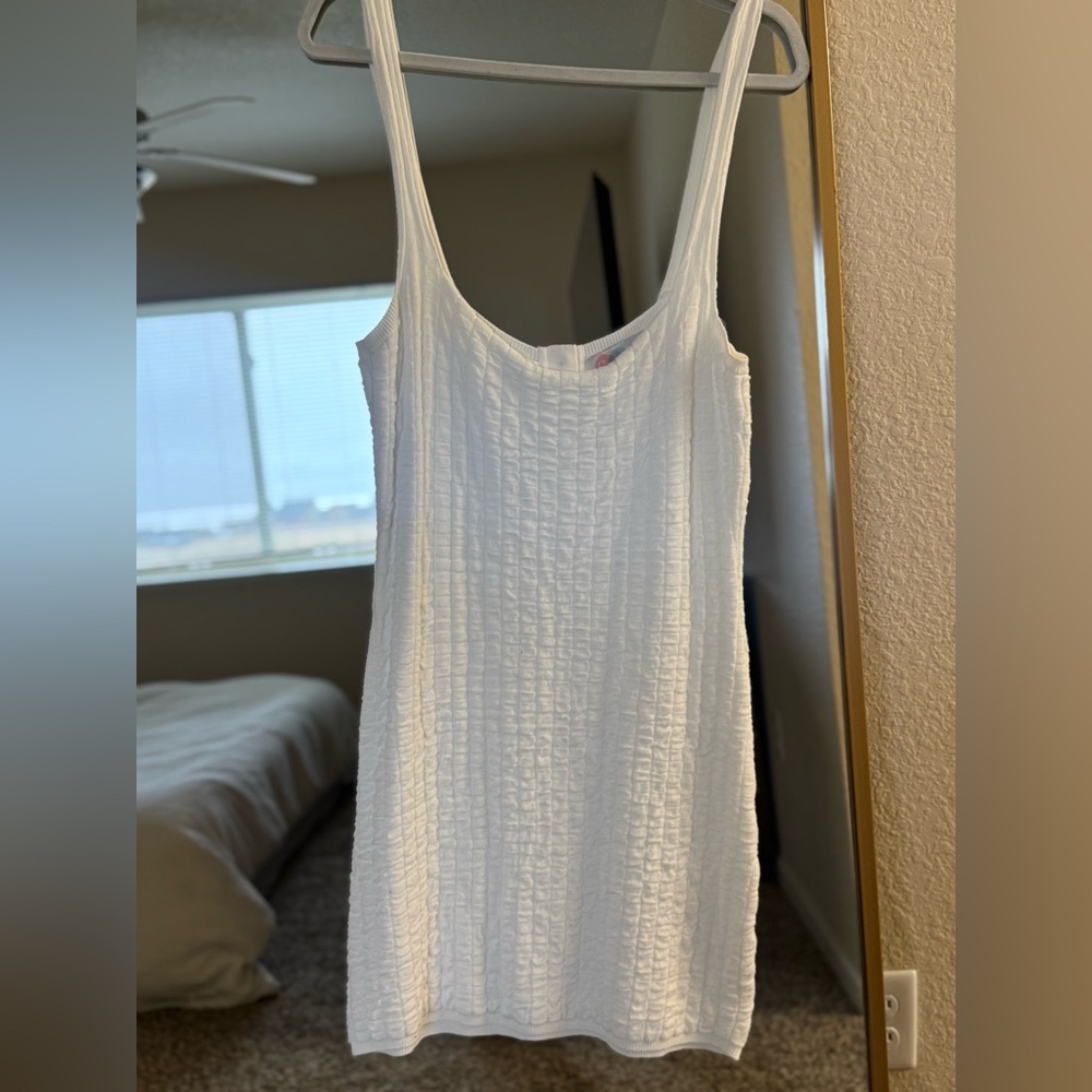 Beach White Midi Dress